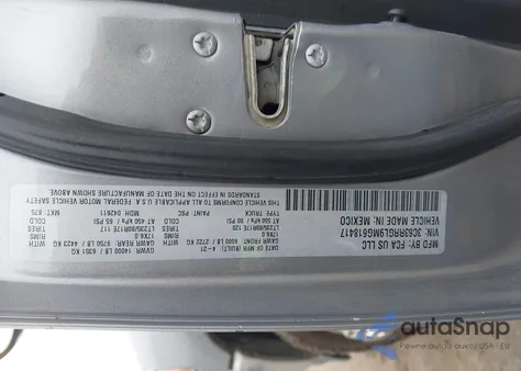 2021 Ram 3500 Tradesman 4X4 8' Box z USA, uszkodzony, nr VIN 3C63RRGL9MG618417